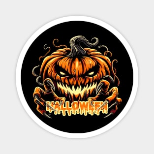 evil pumpkin Magnet